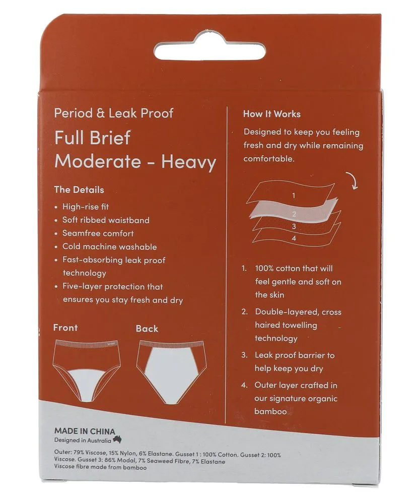 Boody Menstruatieondergoed Tailleslip Zwart Normaal/hevig Maat Xs (1 stuk) - image 6