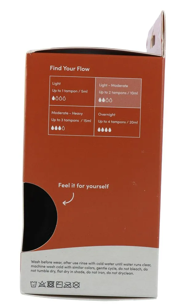 Boody Menstruatieondergoed Tailleslip Zwart Licht/normaal Maat M (1 stuk) - image 8