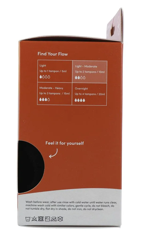 Boody Menstruatieondergoed Tailleslip Zwart Licht/normaal Maat XL (1 stuk) - image 7