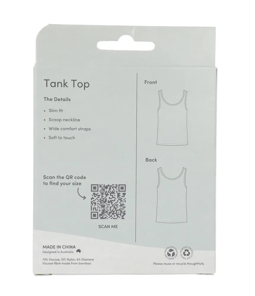 Boody Tank Top Wit M (1 stuk)