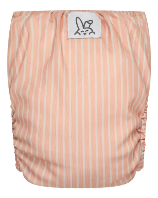 Bumbuns Easy Herbruikbare Luier Stripes Apricot Drukknopen (1 stuk)