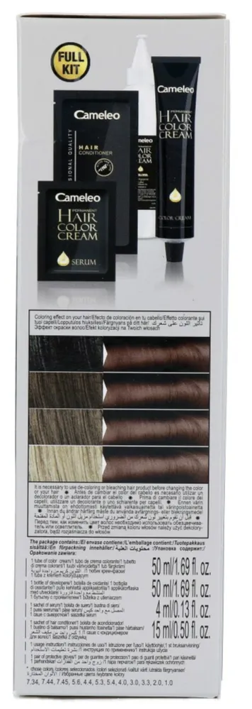 Cameleo Hair Color Cream 4.4 Copper Brown (1 stuk) - image 3