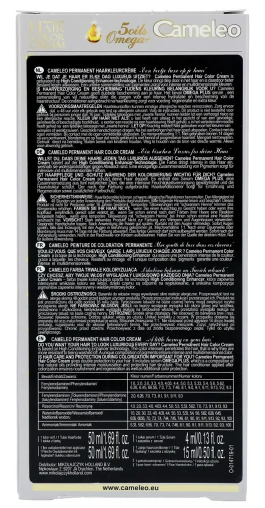 Cameleo Hair Color Cream 5.3 Light Golden Brown (1 stuk)