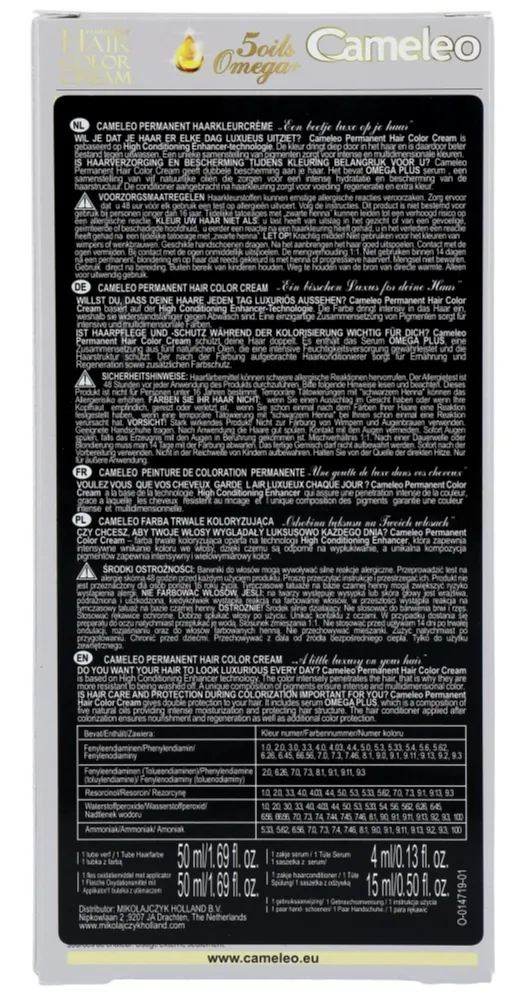 Cameleo Hair Color Cream 5.4 Chestnut (1 stuk)