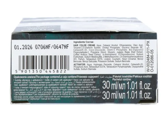 Cameleo Men Hair Color Cream 1.0 Black (1 stuk) - image 4