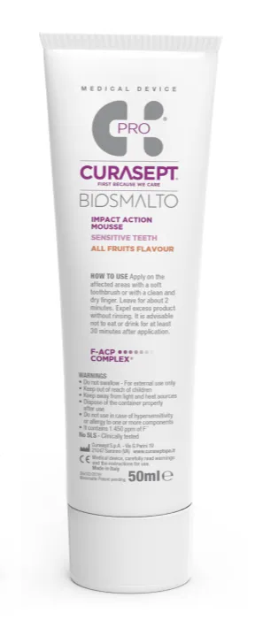 Curasept Biosmalto Pro Impact Action Mousse Sensitive (50 ml)
