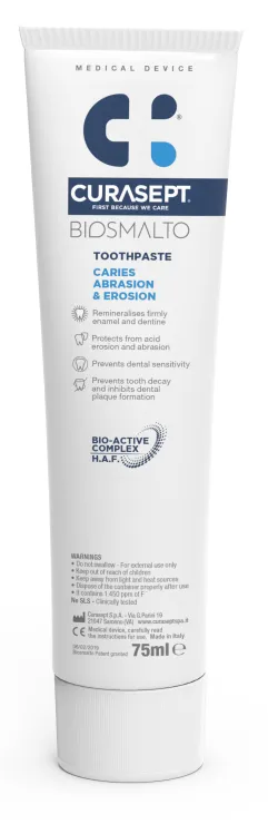 Curasept Biosmalto Caries Toothpaste (75 ml)