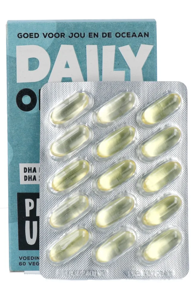 Daily Omega-3 Dha & Epa Vegan Softgels (60 vegetarische capsules)