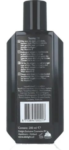 Delight Tanning Oil Uv Intensive (200 ml)