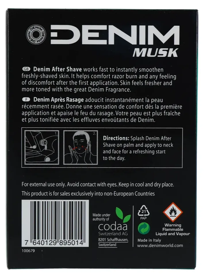 Denim Musk Aftershave (100 ml) - image 2