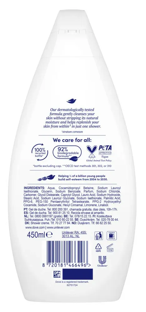 Dove Hydrate Shower Gel (450 ml)