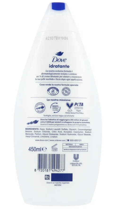 Dove Hydraterende Douchegel (450 ml)