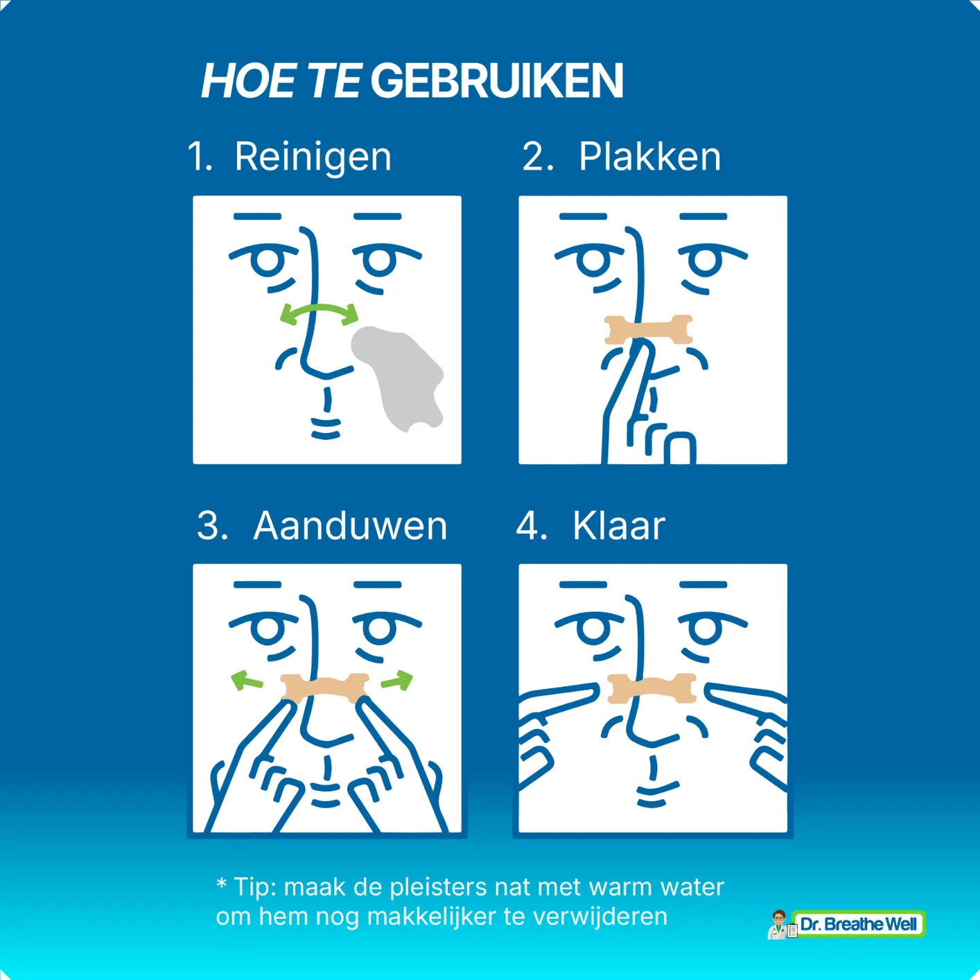 Dr. Breathe Well Neusstrips Medium/large (90 stuks) - image 5