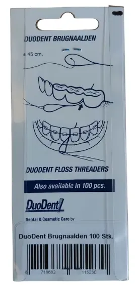 Duodent Brugnaald Flosgeleiders (100 stuks)