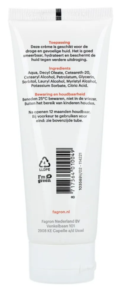 Fagron Cetomacrogol Crème met 10% Vaseline & Glycerine (100 gr)