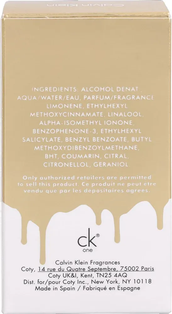 Calvin Klein One Gold Eau De Toilette (50 ml) - image 2