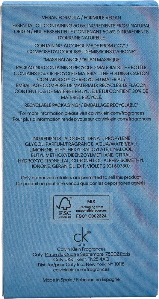Calvin Klein Ck One Summer Reflection Eau De Toilette (100 ml) - image 2