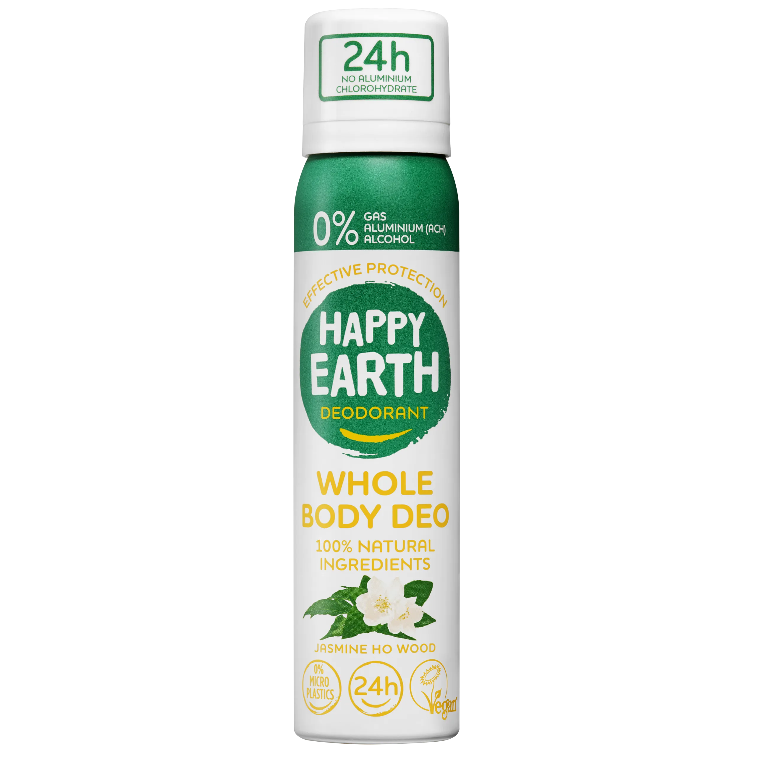 Happy Earth Whole Body Deo Spray Jasmine Ho Wood (100 ml)