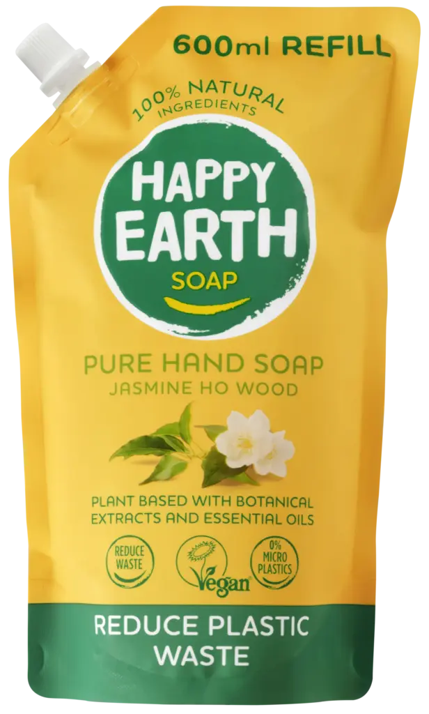 Happy Earth Pure Hand Soap Refill Jasmine Ho Wood (600 ml)