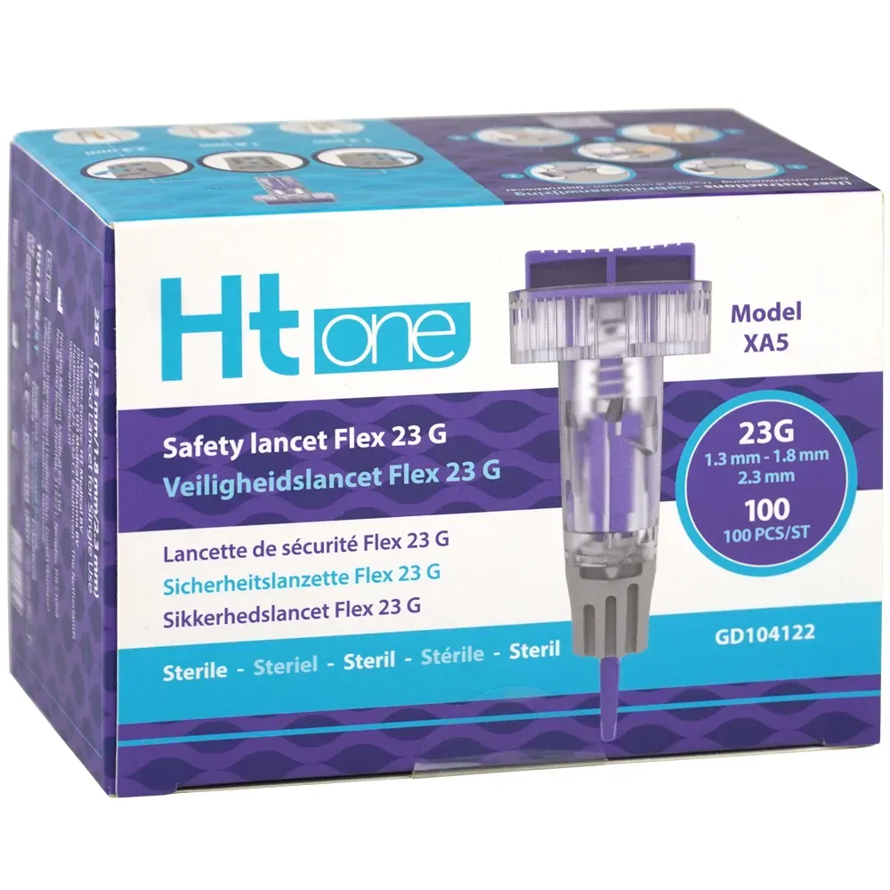 Ht One Veiligheidslancet Flex (100 stuks)