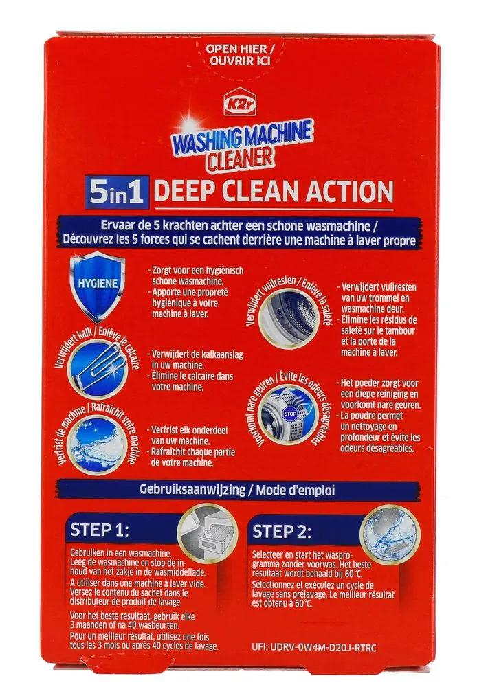 K2r Wasmachinereiniger 3-in-1 (2 stuks)