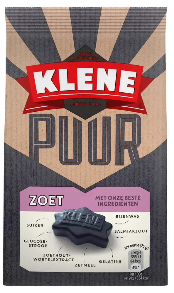 Klene Puur Zoet Drop (180 gr)