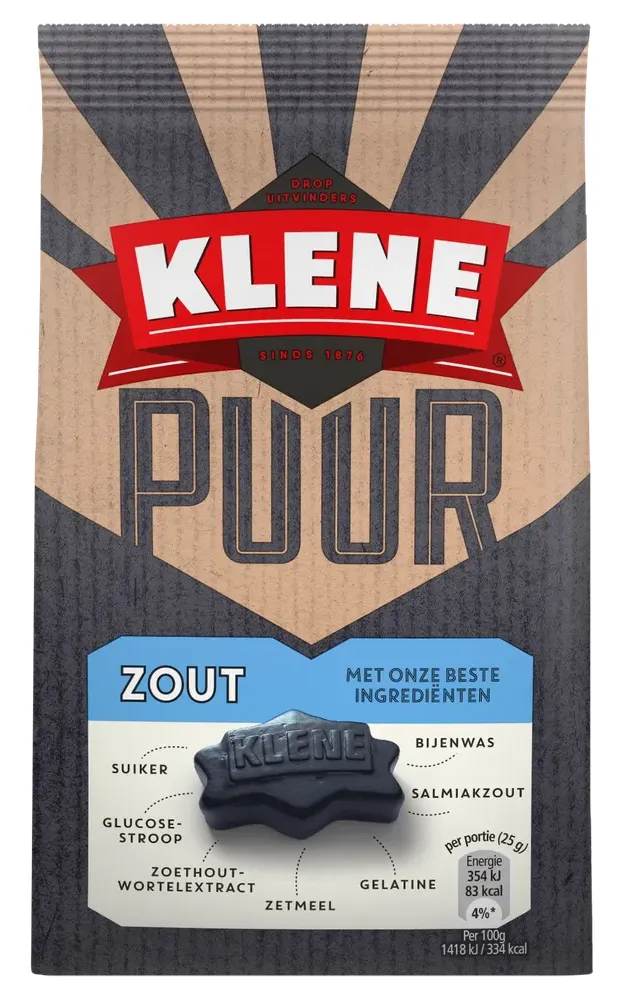 Klene Puur Zout Drop (180 gr)