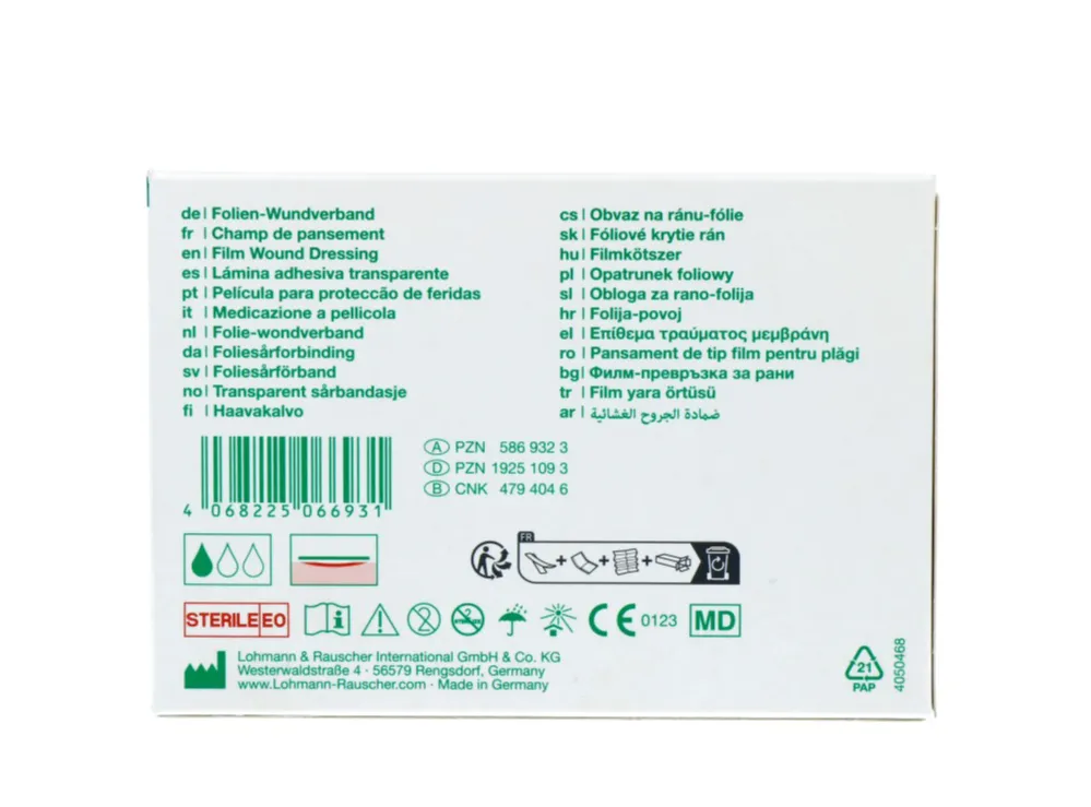 Lohmann & Rauscher L&R Suprasorb F Protect Folie 5x7cm (10 stuks)