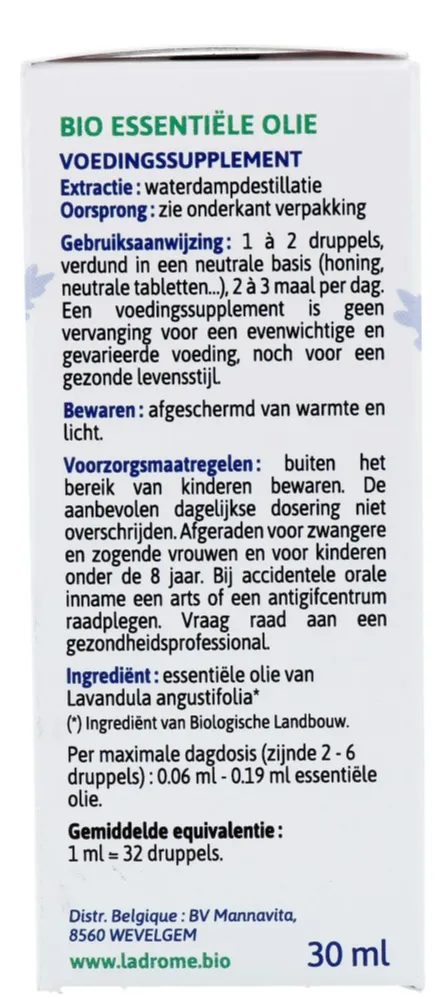Ladrôme Lavendel Olie Bio (30 ml) - image 2