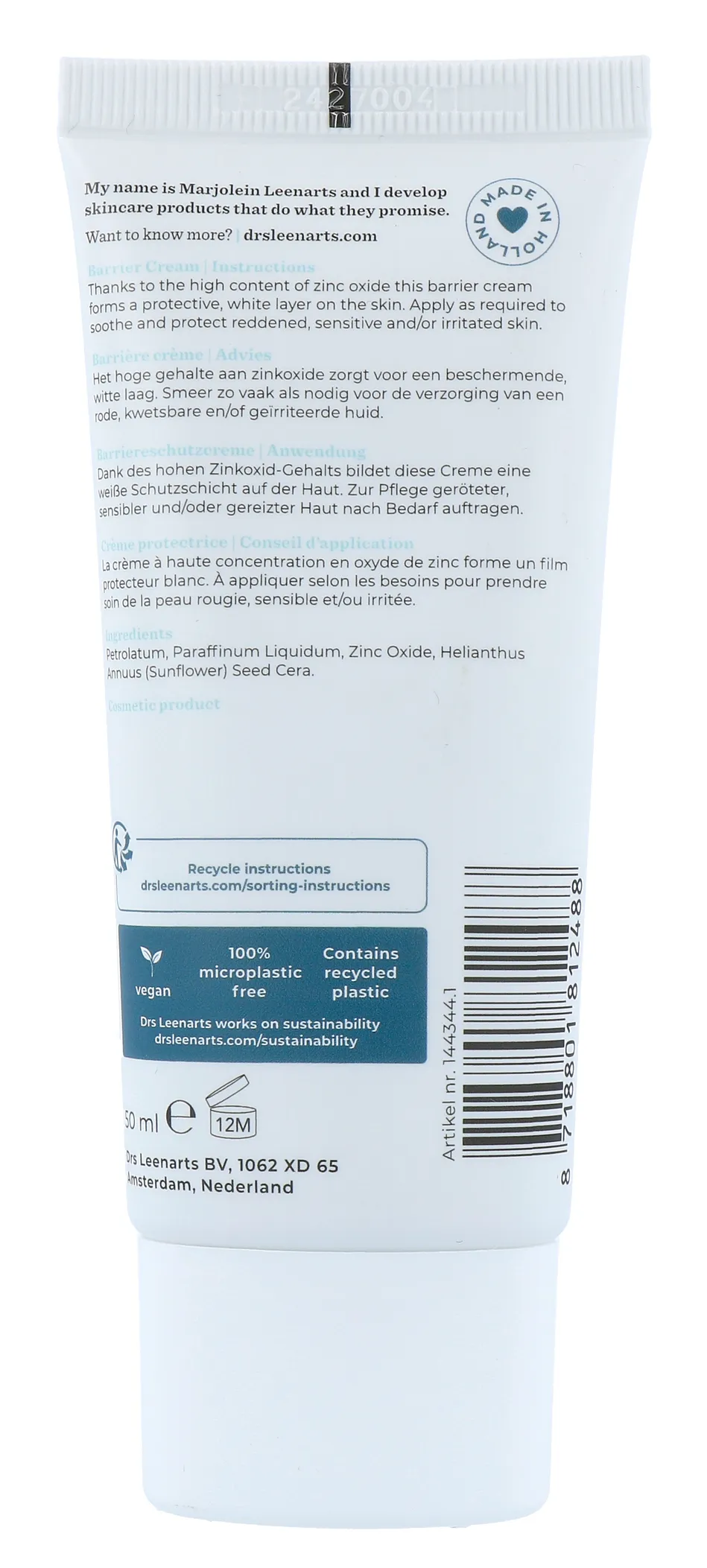 Drs Leenarts Barrière Crème (50 ml) - image 2