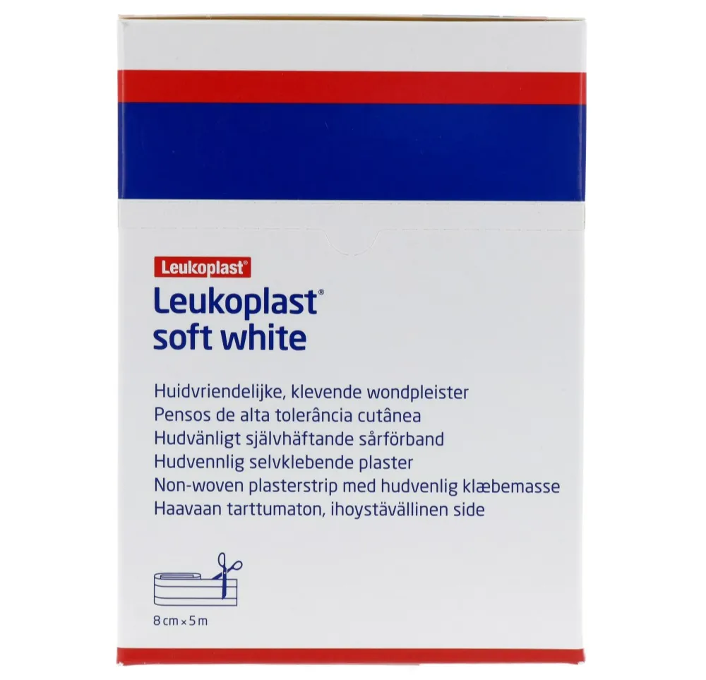 Leukoplast Soft White Wondpleister 5m x 8cm (1 stuk) - image 3