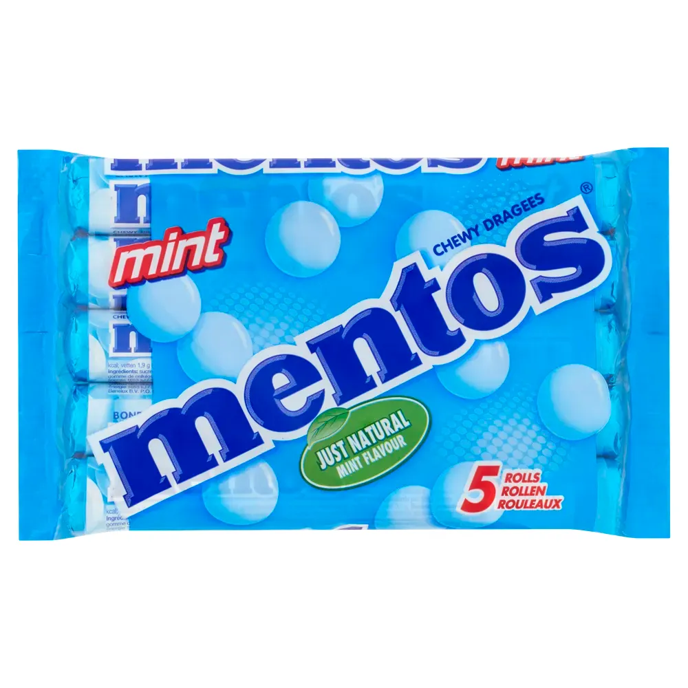 Mentos Chewy Dragees Mint (5 stuks)