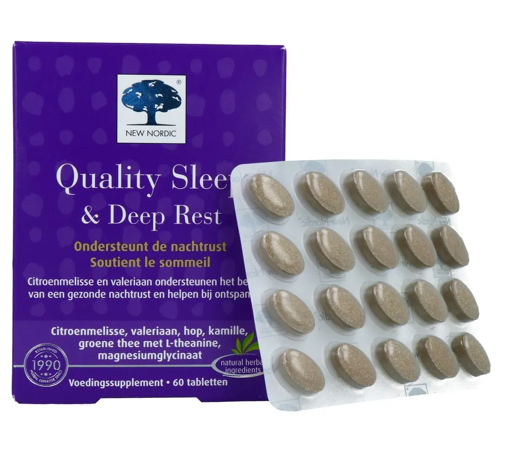 New Nordic Quality Sleep & Deep Rest Tabletten (60 tabletten)