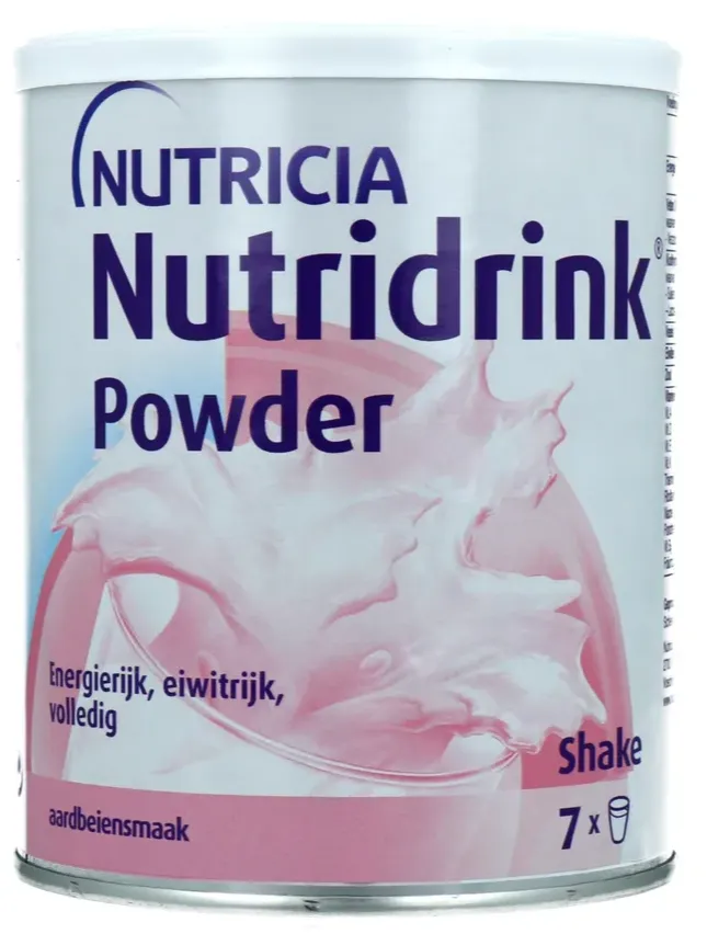 Nutridrink Poeder Shake Aardbei (335 gr)