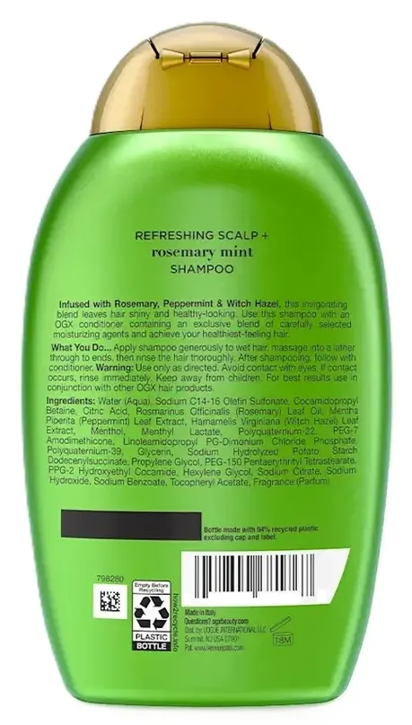Ogx Rosemary Mint Shampoo (385 ml)