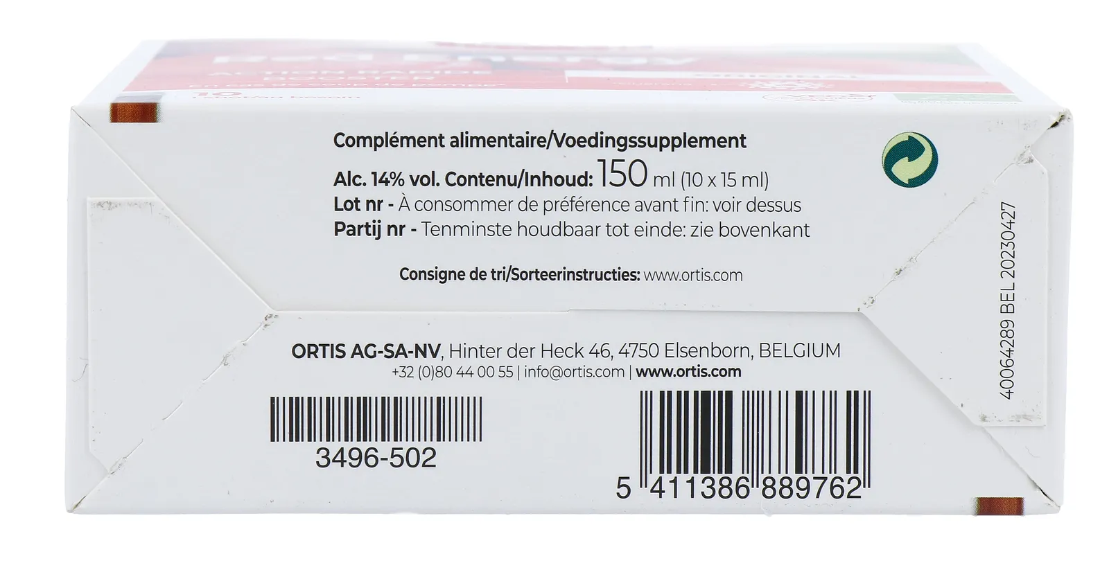 Ortis Red Energy Original Booster Bio (10 stuks) - image 2