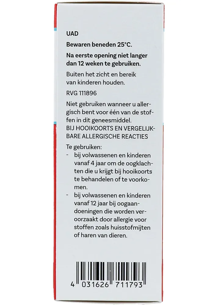 Ursapharm Pollival 0,5mg/ml Oogdruppels (10 ml) - image 2