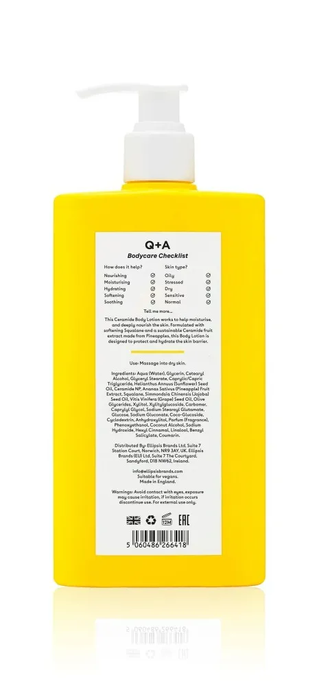 Q+A Ceramide Body Lotion Amandel Pistache (250 ml)