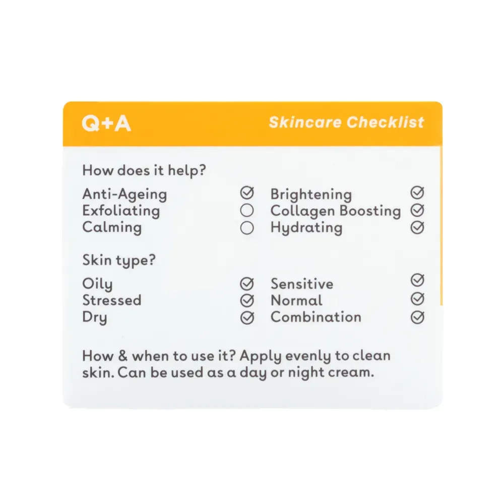Q+A Vitamine C Radiance Face Cream (50 gr) - image 2