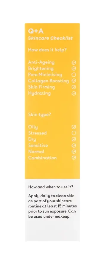 Q+A Zonnebrandcrème Peptide SPF (50 ml) - image 3