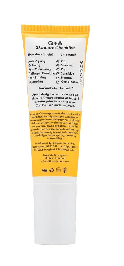 Q+A Zonnebrandcrème Peptide SPF (50 ml) - image 5