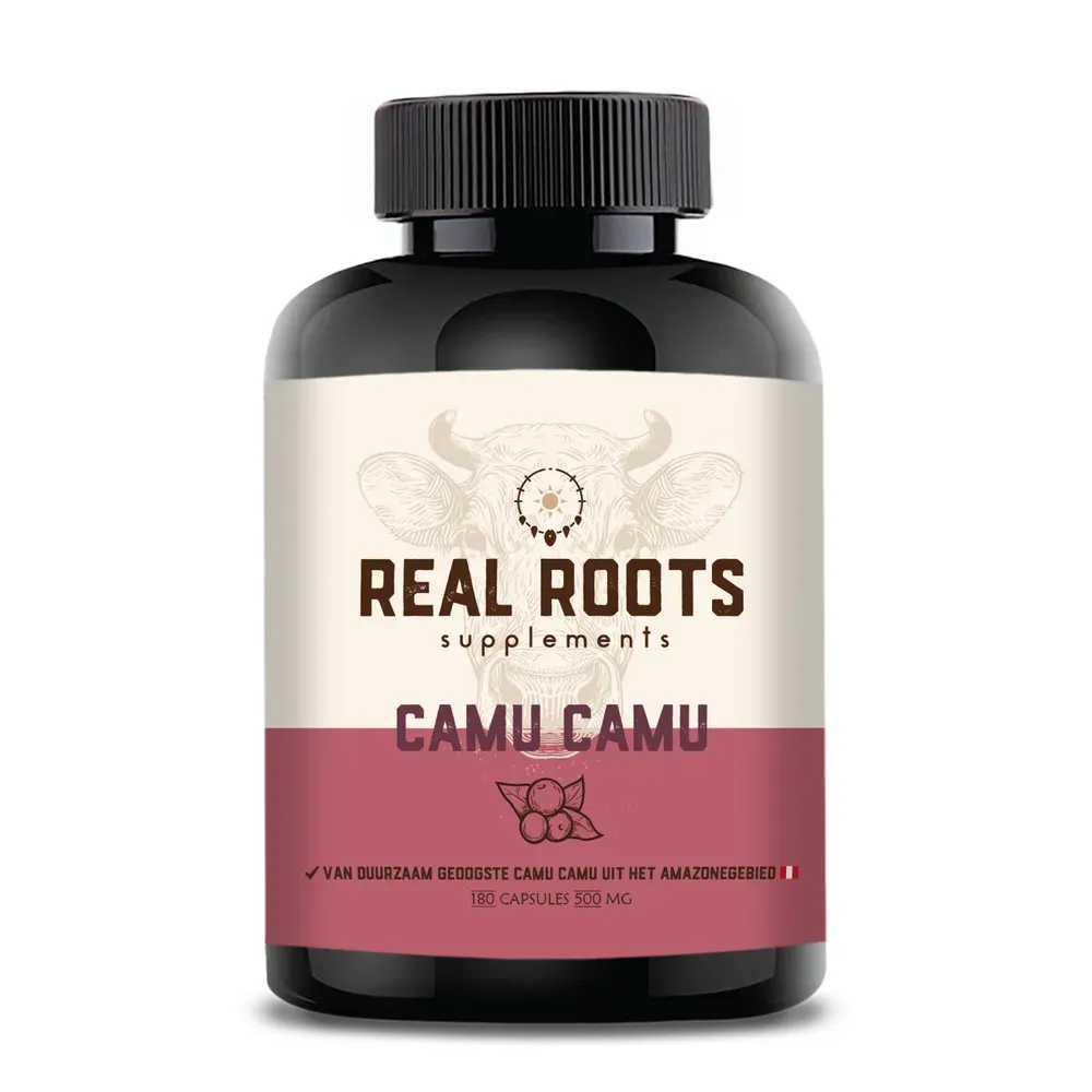 Real Roots Camu Camu Capsules (180 capsules)