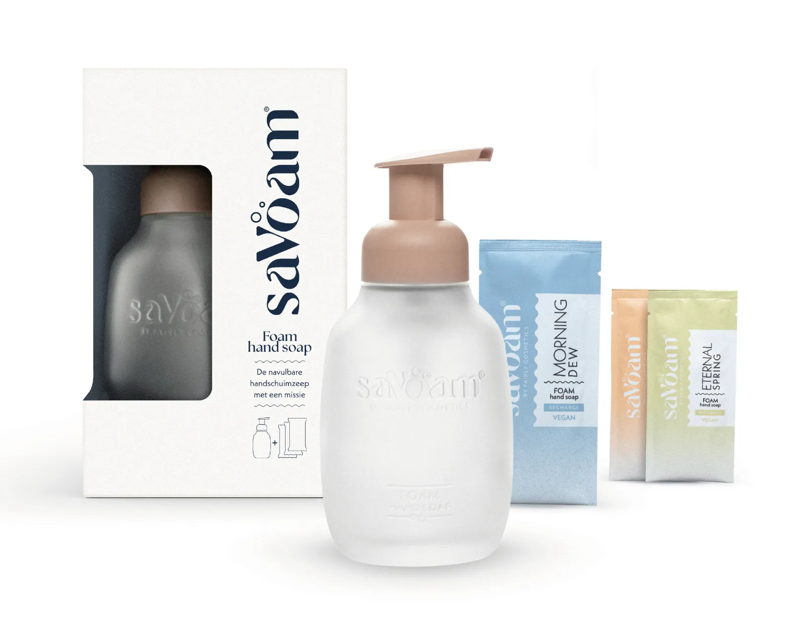 Savoam Handzeep Starterspakket Zalm (1 stuk)