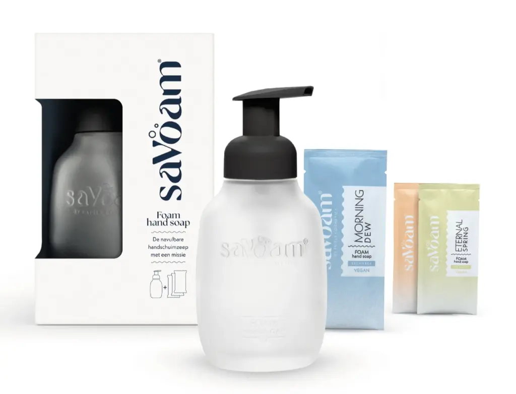 Savoam Handzeep Starterspakket Zwart (1 stuk)