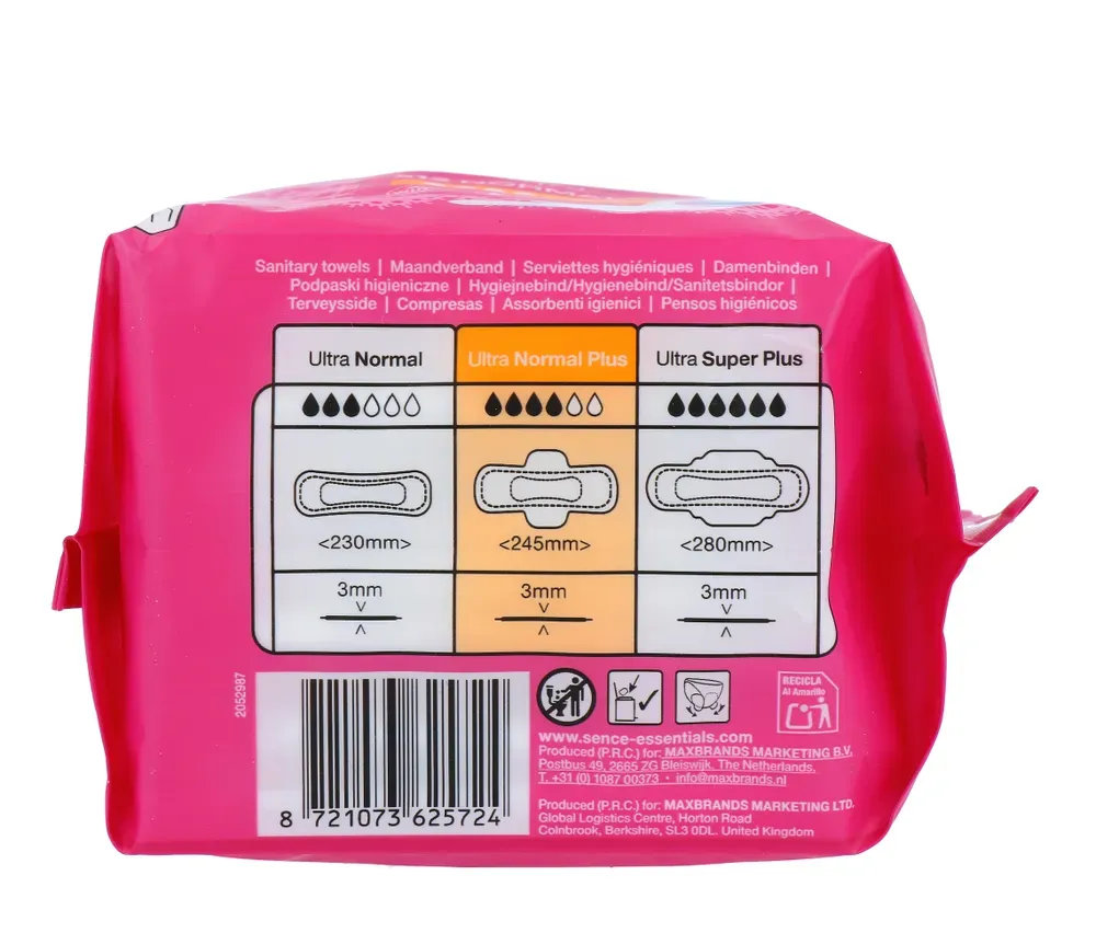 Sence Maandverband Normal Plus (12 stuks)