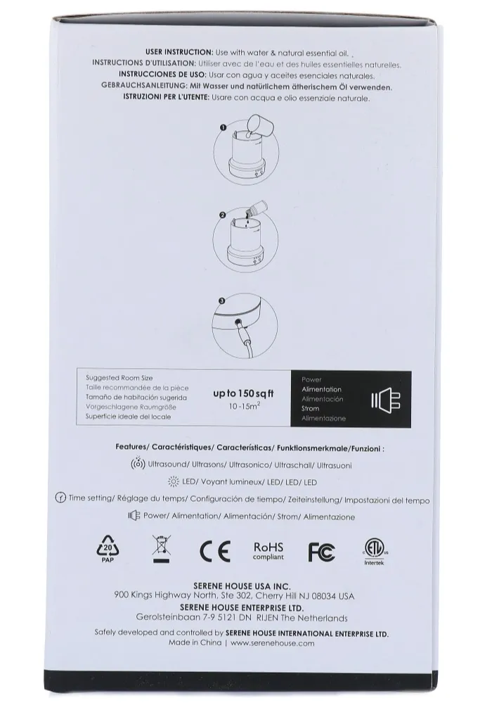 Serene House Serene Glazen Diffuser Astro Antraciet (1 stuk) - image 2