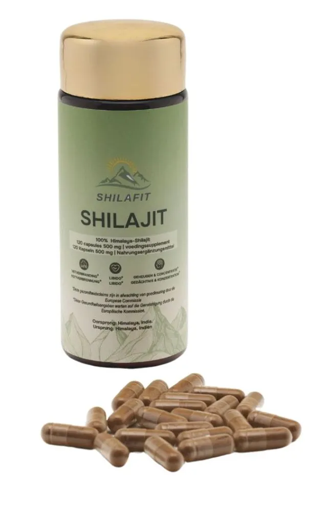 Shilafit Shilajit 500mg Capsules (120 capsules)