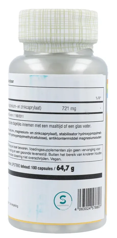 Solaray Caprylzuur Capsules (100 stuks) - image 2