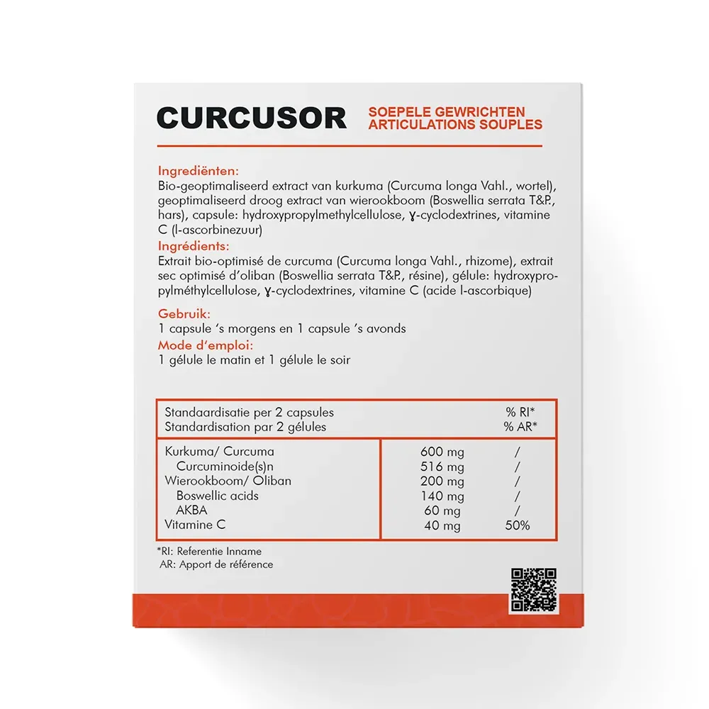 Soria Natural Curcusor Capsules (60 capsules)