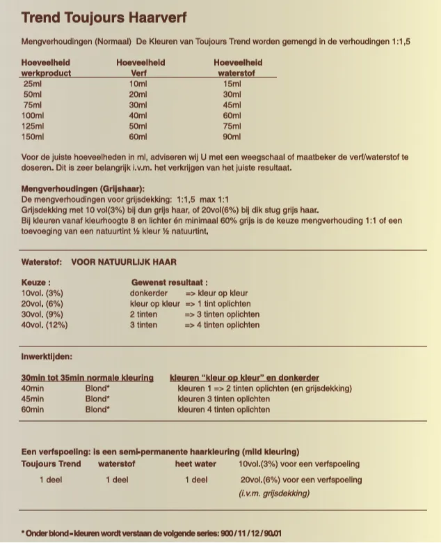 Toujours Trend Color 6.35 Dark Golden Mahogany Blonde (100 ml) - image 2